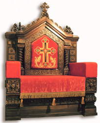 Архиерейский трон-копия ХХС